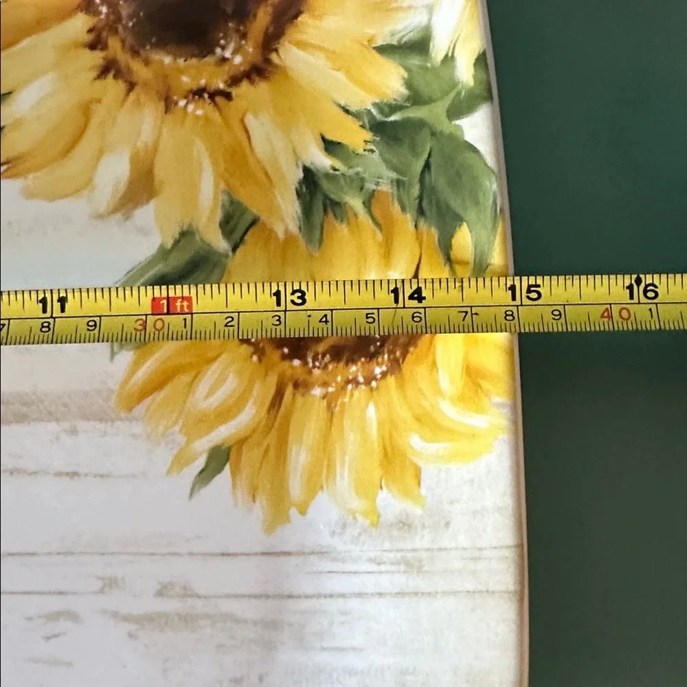 Large Serving Platter with Big Beautiful Sunflowers by Certified International